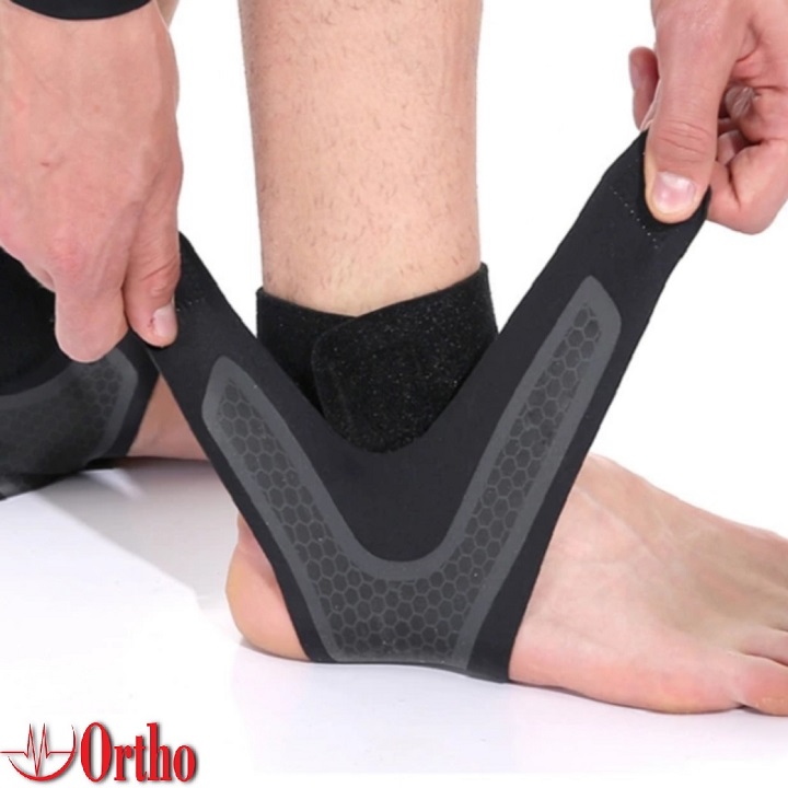 [HCM]Đai băng gót chân cố định khớp gót chân giảm đau giảm viên gan chân thương hiệu Ortho, đai bảo vệ gót chân