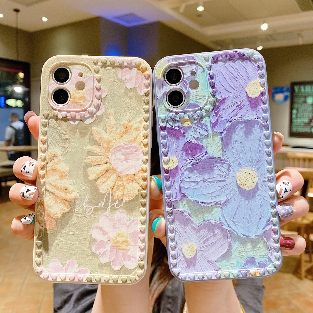 [HCM]Ốp Lưng Iphone Bao da điện thoại hoa đẹp 6/6plus/6s/7/7plus/8/8plus/x/xr/xs/11/12/pro/max - Tce Case