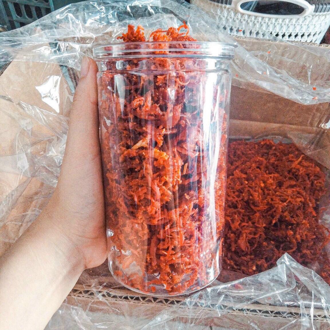 Khô bò xé sợi ngon thơm ngon hấp dẫn- hộp 200 gram