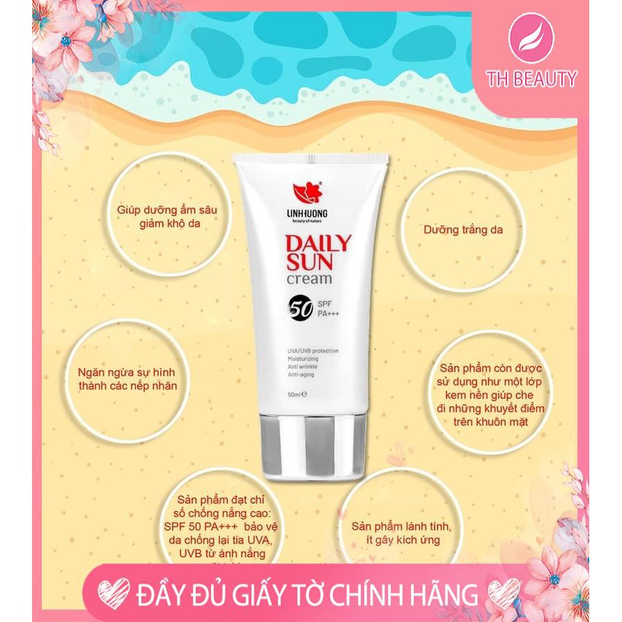 [Chính hãng] Kem chống nắng Linh Hương