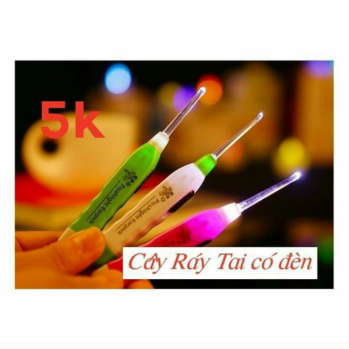Dụng cụ lấy rấy tai có đèn