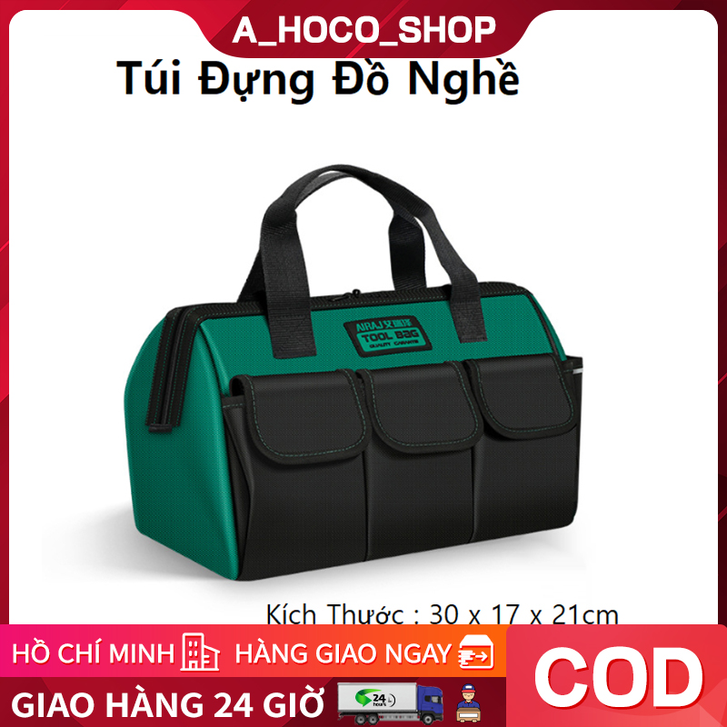 Túi đựng đồ nghề chống mưa cao cấp 13 inch 31x22x17