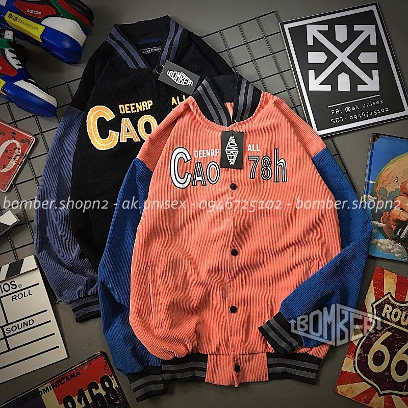 Áo khoác Nhung AO87 thiết kế Unisex cho cả nam và nữ