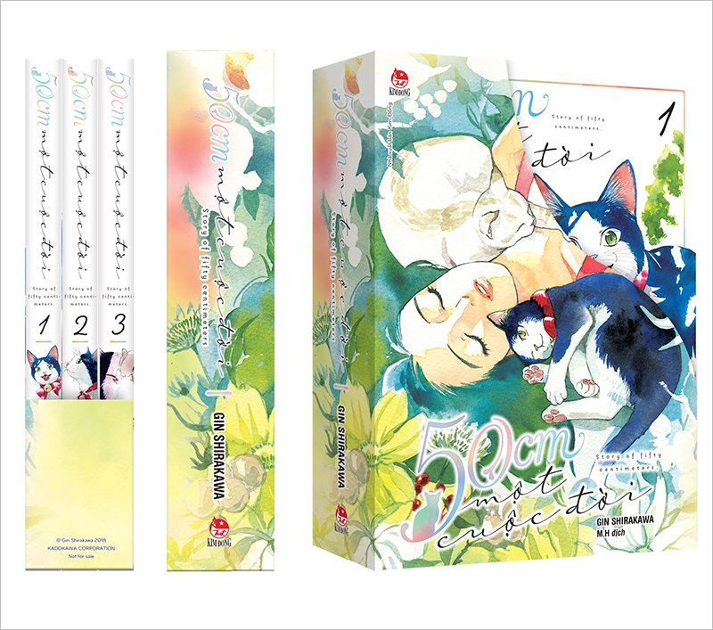 Kim Đồng - Boxset 50cm một cuộc đời - Story of fifty centimeters