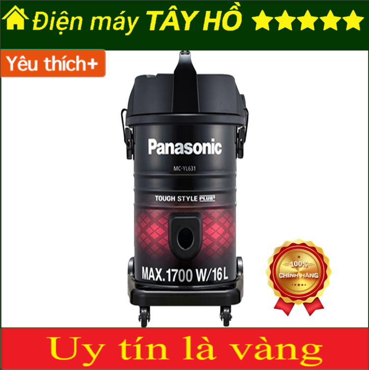 Máy hút bụi công nghiệp panasonic mc-yl631rn46