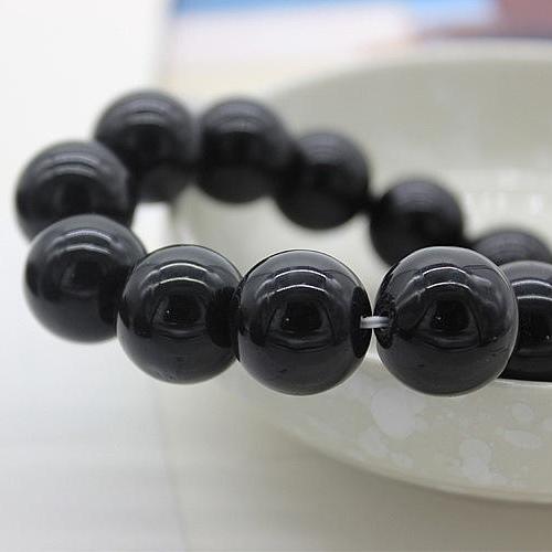 Vòng Tay Đá Thạch Anh Đen May Mắn Phát Tài 16 Ly LD018