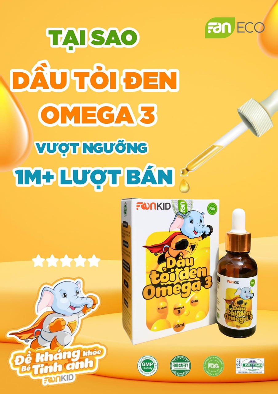 Dầu tỏi đen omega 3
