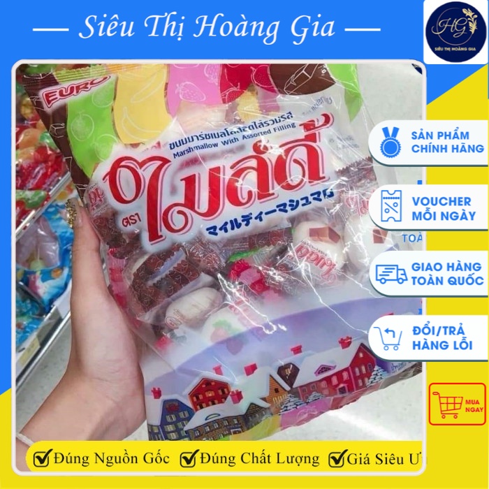 Kẹo bánh bao bông gòn thái lan