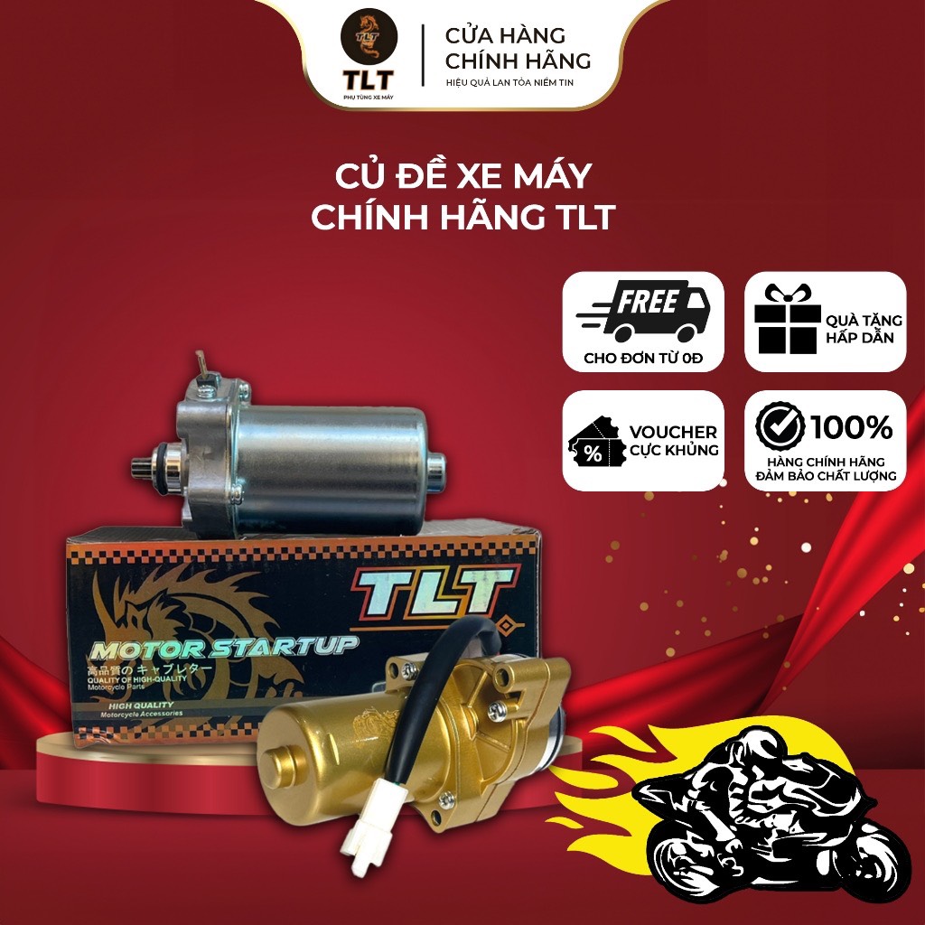 Củ đề tlt ,mô tơ đề dream, wave, win100 sản xuất tại nhật bản bảo hành 12 tháng