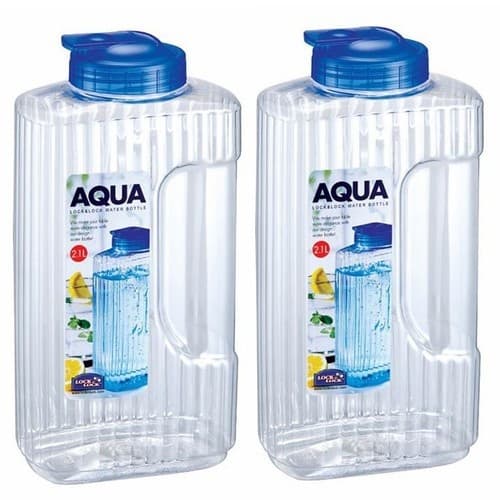 [HCM]COMBO 2 BÌNH ĐỰNG NƯỚC CAO CẤP Lock Lock 2L1 - NHỰA CAO CẤP CHỊU NHIỆT TỐT CHỐNG VỠ Dùng đựng nước uống trong tủ lạnh trong nhà văn phòng