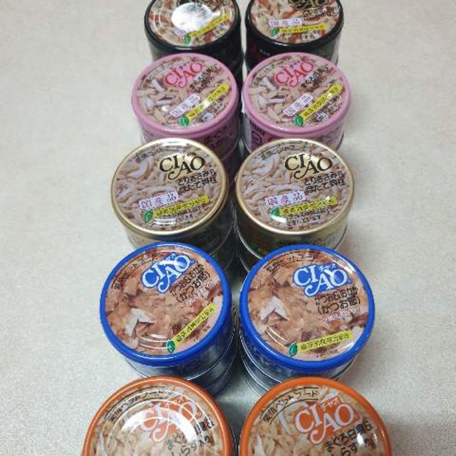 Combo 10 hộp ciao churu 85gr/hộp mix nhiều vị nhập khẩu - pate cho mèo
