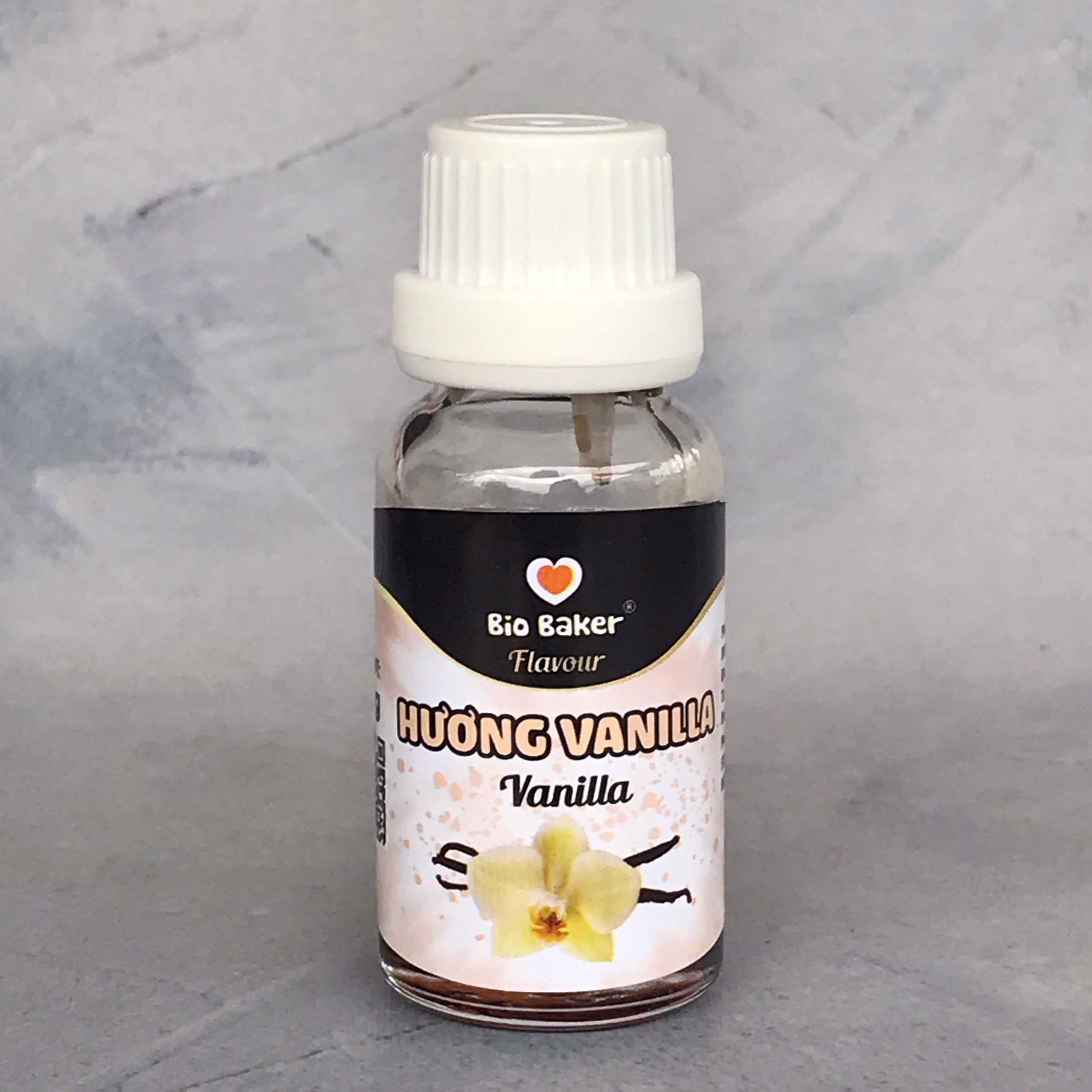 Hương Vanilla Bio Baker 20g/Hương vani dạng lỏng 20g tạo hương cho các loại bánh keo,..