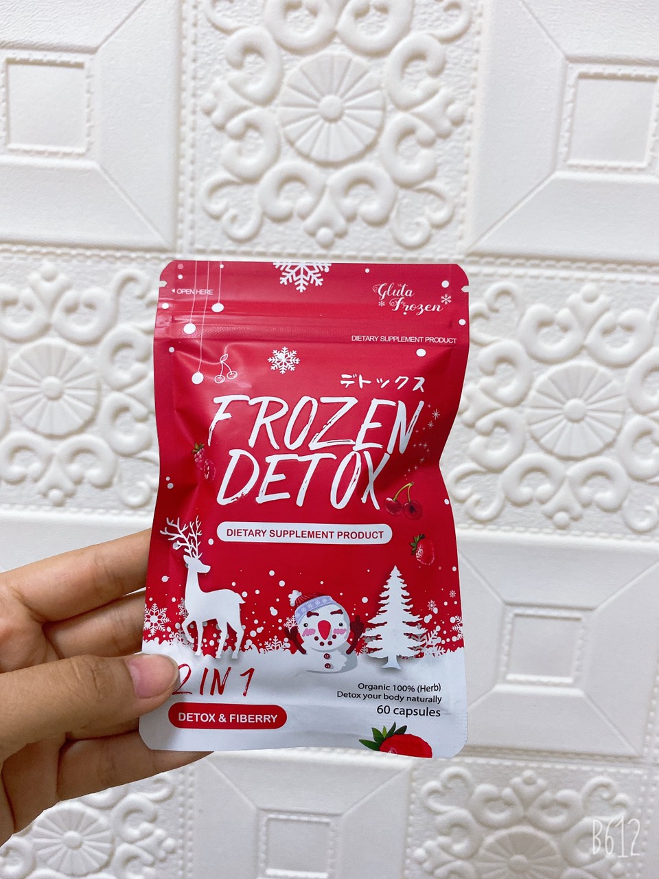 Giảm cân tan mỡ từ Hoa quả trái cây Frozen Detox cho mọi cơ địa 60v