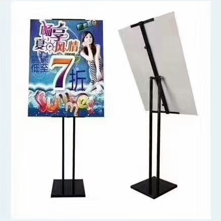 Standee Khung Sắt Chữ H Standee Treo Poster 1 Mặt , Kệ Menu Đứng, Bảng Chỉ Dẫn Điều Chỉnh Kích Thước