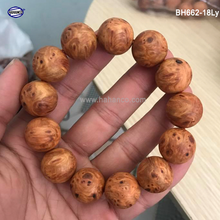 Vòng tay Nu Huyết Long để mộc hàng VIP - mùi thơm vĩnh viễn (BH662) HAHANCO