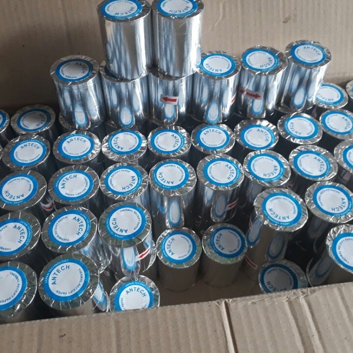 10 cuộn giấy in nhiệt, in hóa đơn, in bill khổ 58mm đường kính 38mm