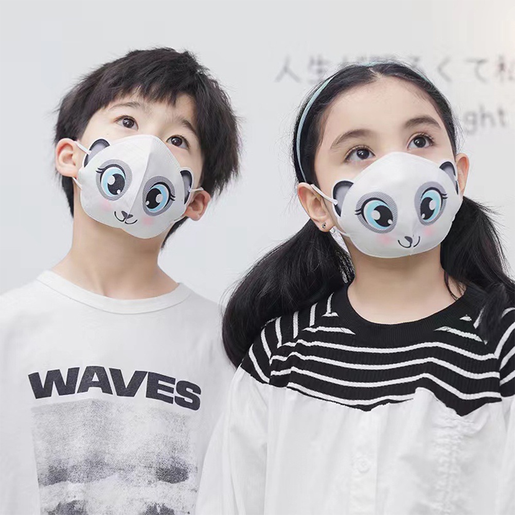 Khẩu trang 3D hình thú đáng yêu cho bé - bộ 10 cái