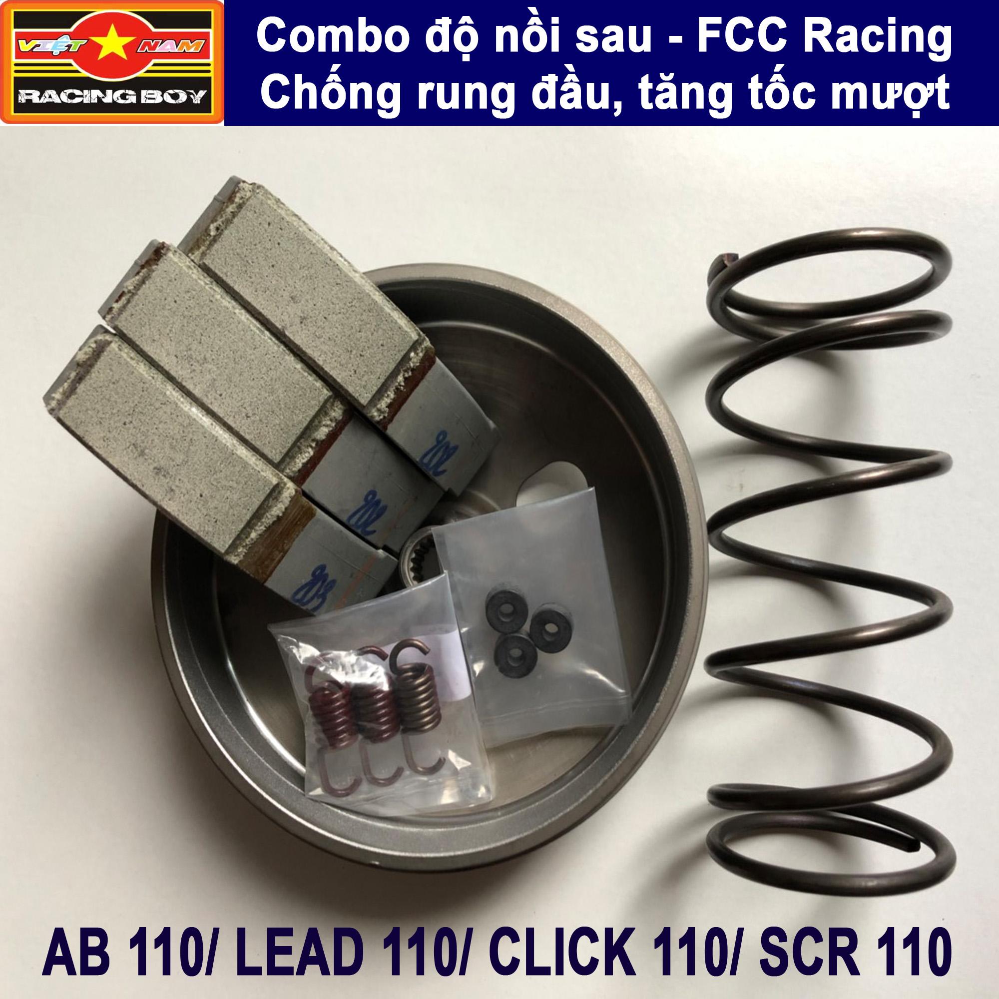 Nồi sau xe airblade 110, lead 110, click 110, scr 110 - chống rung đầu xe tăng tốc mượt