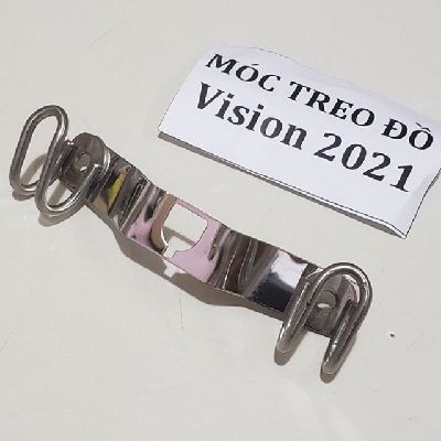 Móc treo đồ xe máy mẫu u inox đôi gắn xe Vision 2021-2024 và SH Mode đời mới 2021-2023