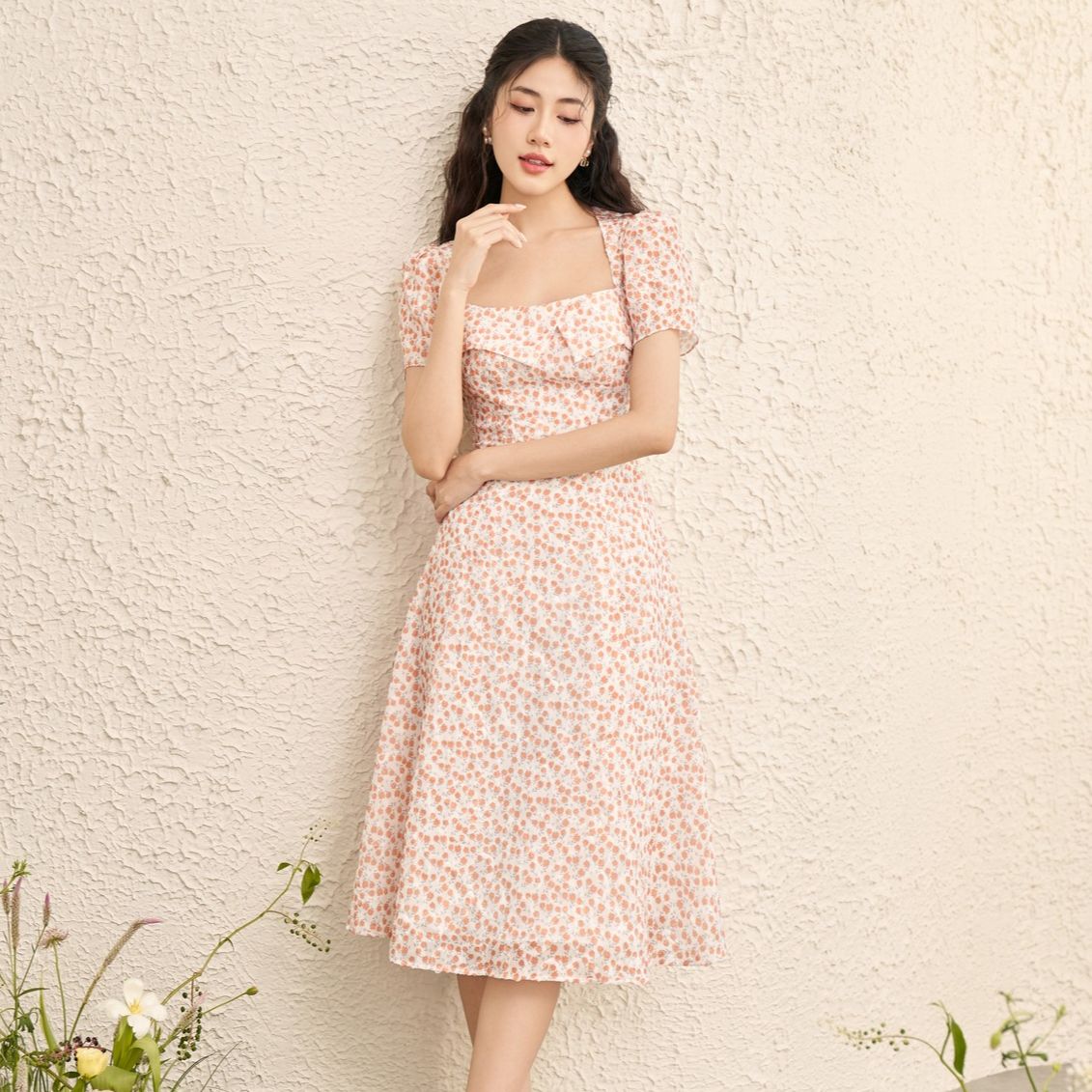 Olv - đầm lalla fleur dress