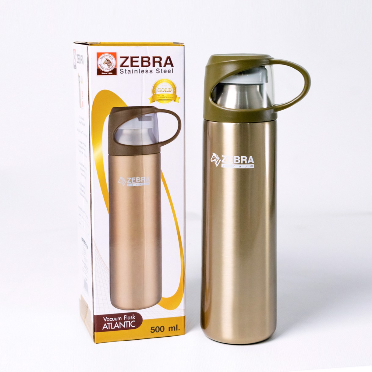Bình giữ nhiệt Atlantic 500ml Gold - 112629 Zebra Thái Lan
