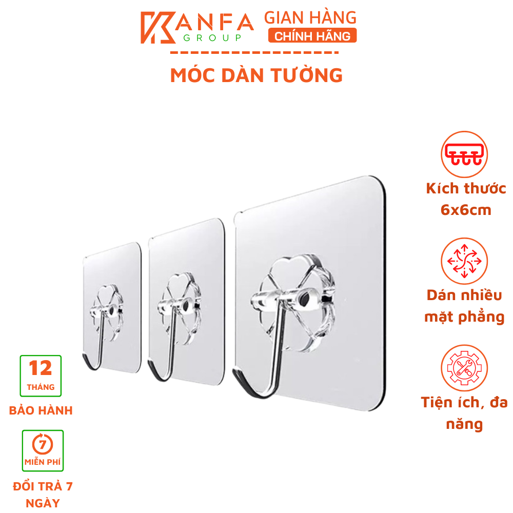 Combo quà tặng móc dán tường - móc dính gắn cường lực thần thánh siêu dính đa năng