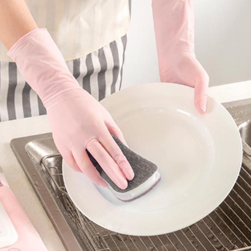 Găng Tay Cao Su Cho Nhà Bếp, Hộp 15 Đôi (30c) Găng Tay Rửa Bát Bằng Cao Su Cao Cấp, Hộp 30 Găng Tay Cao Su Làm Bếp Siêu Dai - Hôp Găng Tay Rút Tiện Lợi Cho Nhà Bếp