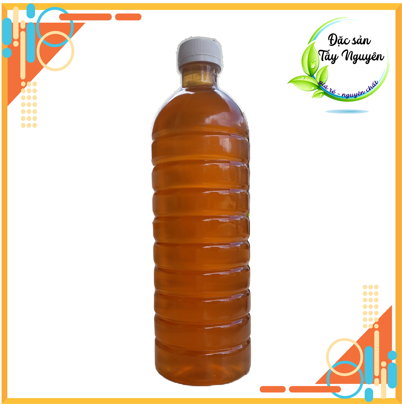 Mật ong cà phê đak lak 1 lít - mật ong hoa cà phê nguyên chất 100% chai 1lit