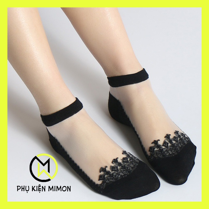 1 đôi tất vớ ren công chúa siêu xinh - phụ kiện mimon