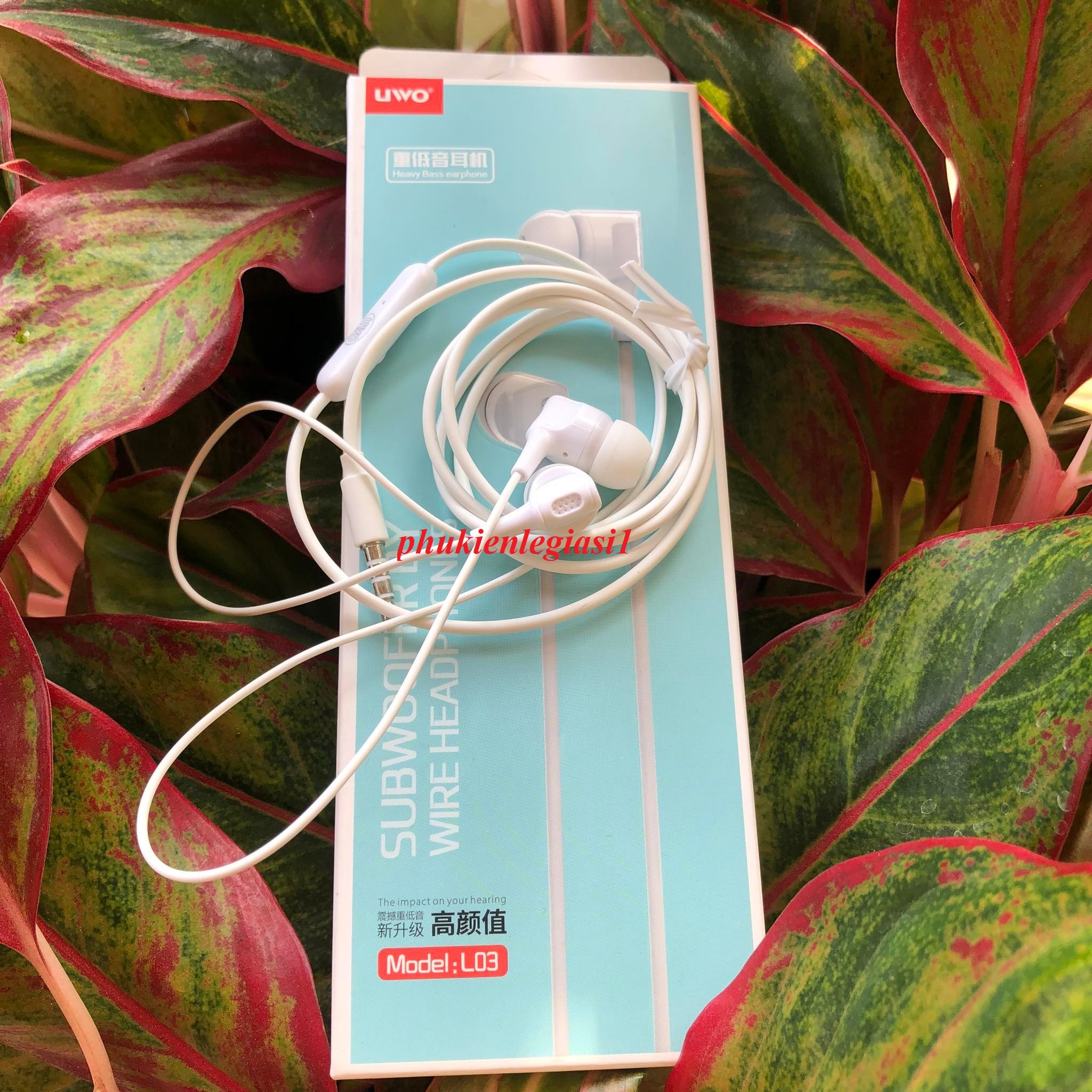 Tai nghe Lecun U03 jack 3.5mm phổ thông