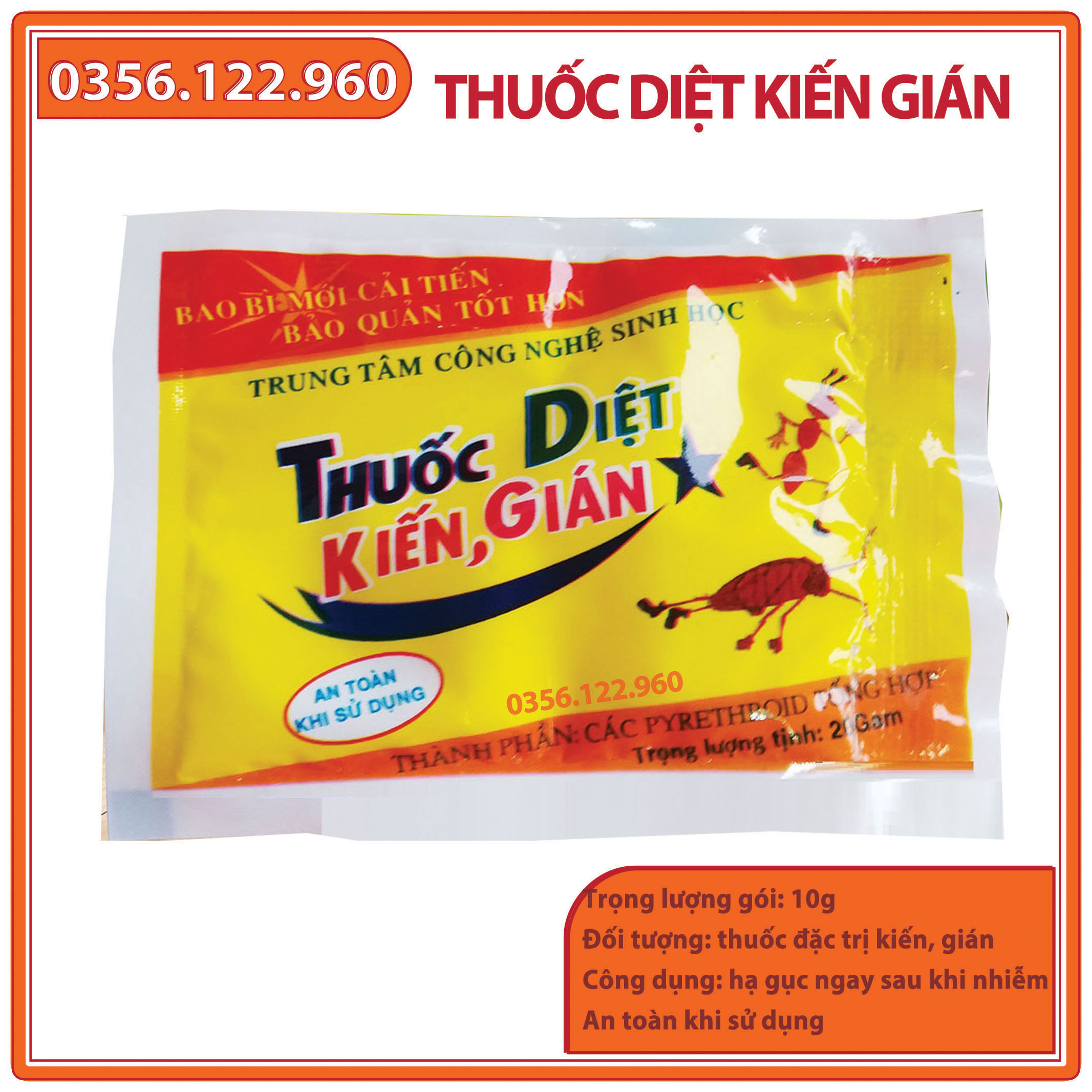 Chế phẩm diệt kiến, gián - Chuyên diệt kiến, ruồi, gián, bọ chét, rệp giường...