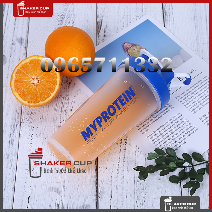Bình lắc nước bình tập gym Shake bottle Myprotein
