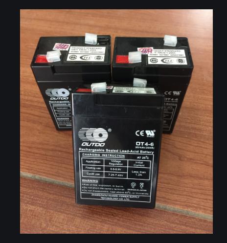 BÌNH ẮC QUY 6V/4.5AH CHO Ô TÔ VÀ XE MÁY