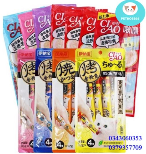 SÚP THƯỞNG CIAO CHURU CHO MÈO
