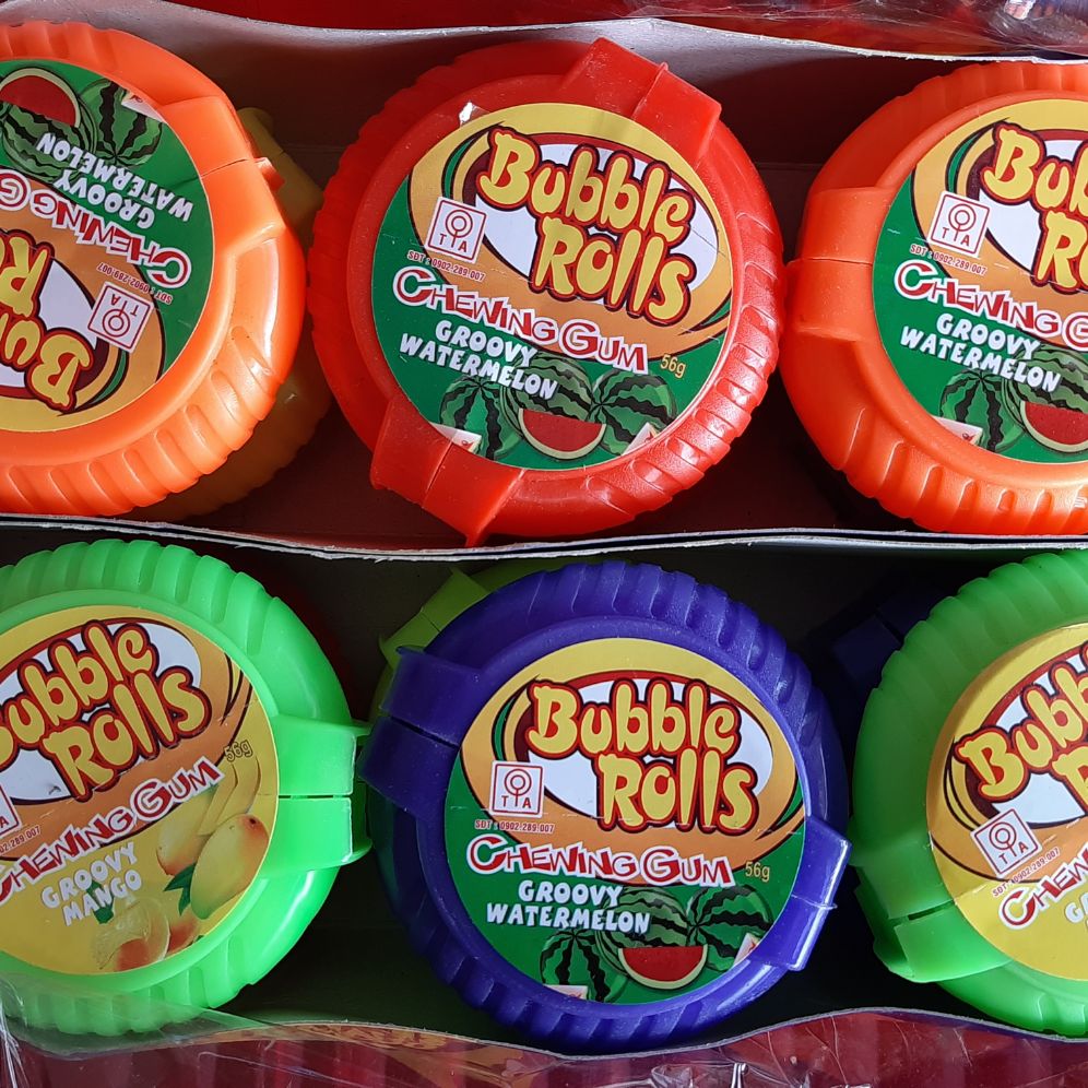 Lốc 6 cái Kẹo cao su Hubba Bubba 180cm đủ vị