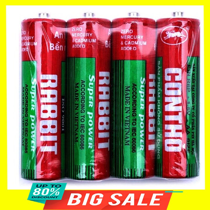 Combo 4 viên pin tiểu size aa