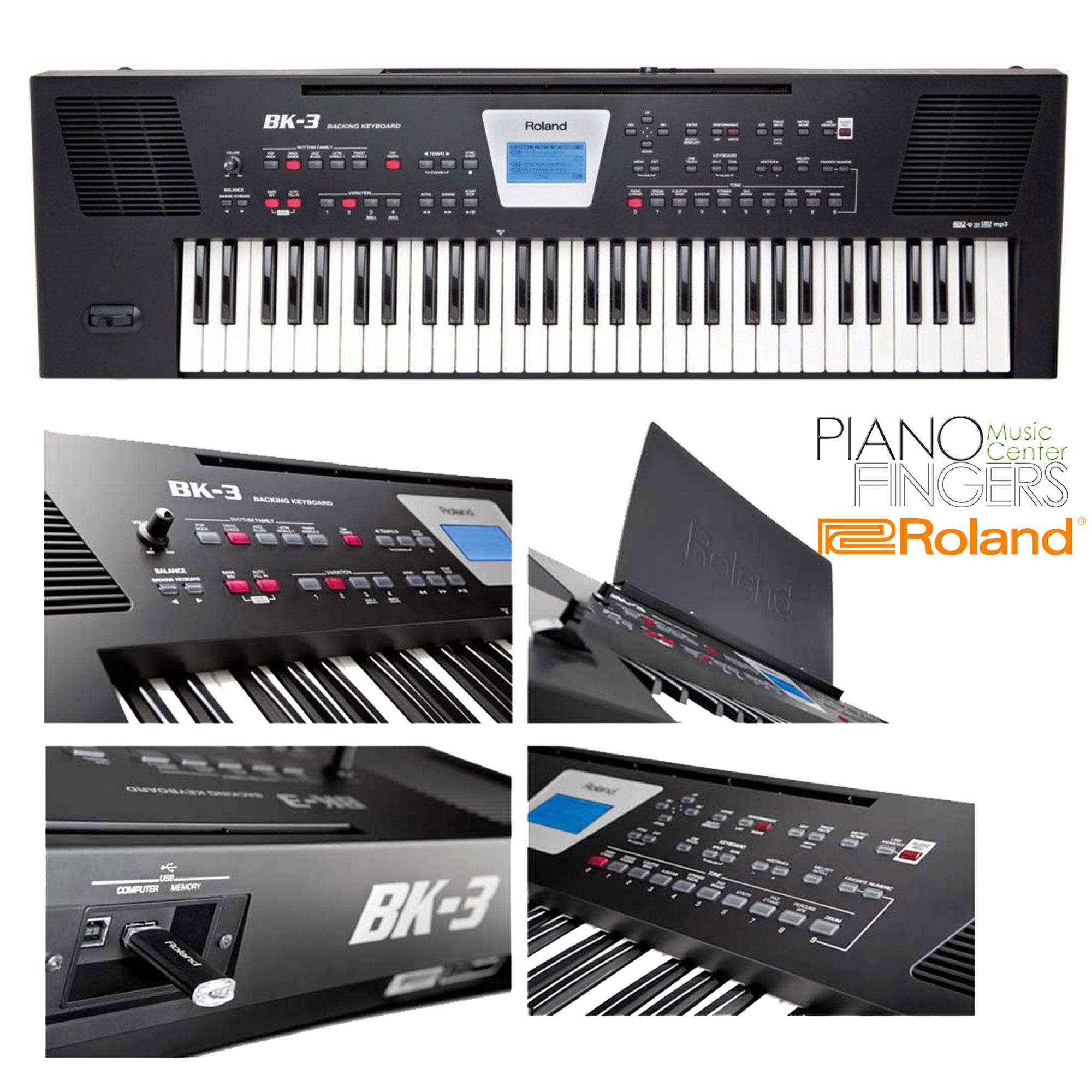 Đàn organ Roland BK3 (Gồm : đàn + chân + bao + USB sẵn dữ liệu + hướng dẫn sử dụng)