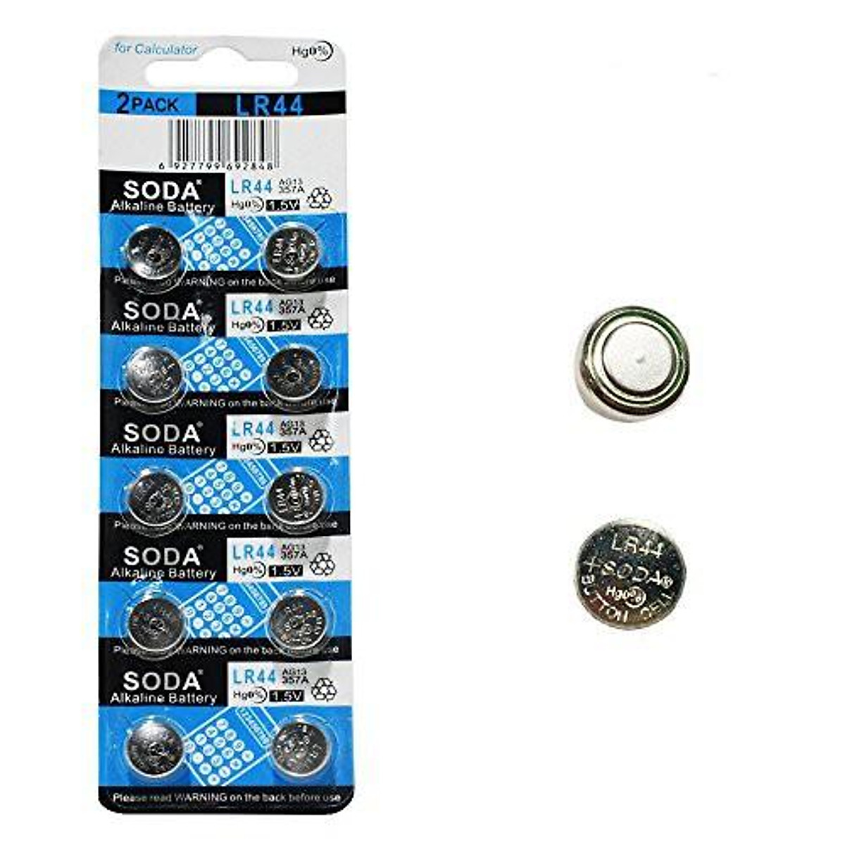 Vỉ 10 viên pin ag3