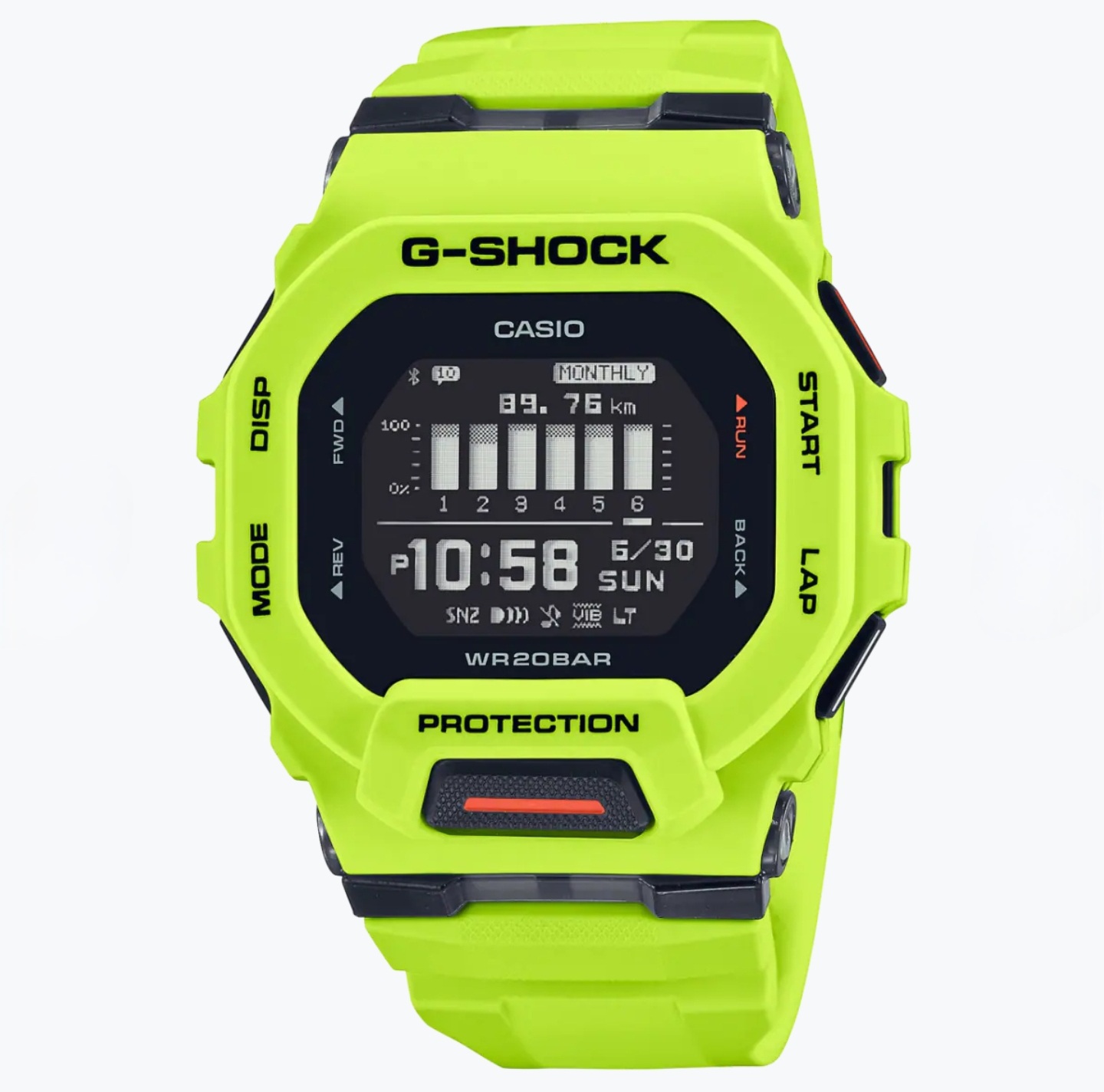 Đồng hồ thể thao đo bước chạy casio g-shock gbd-200-9d chính hãng