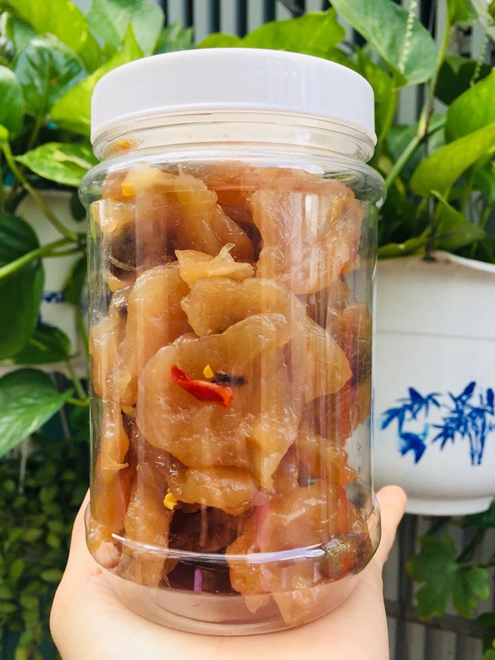 300g Mãng cầu sấy dẻo xốc muối ớt cay cay chuẩn vị nhà làm 100% mãng cầu hái vườn quê