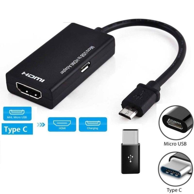 Cáp chuyển mhl micro usb sang hdmi 1080 p hd tv adapter dành cho điện thoại android