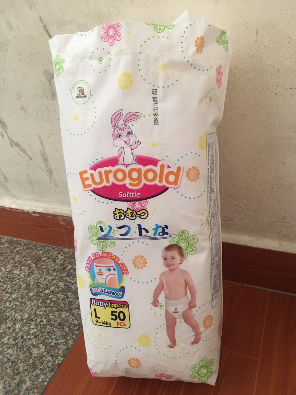 [FREESHIP 25K ĐƠN 99K] 50 miếng Bỉm tã quần EuroSoft mẫu mới Eurogold cao cấp xuất Nhật