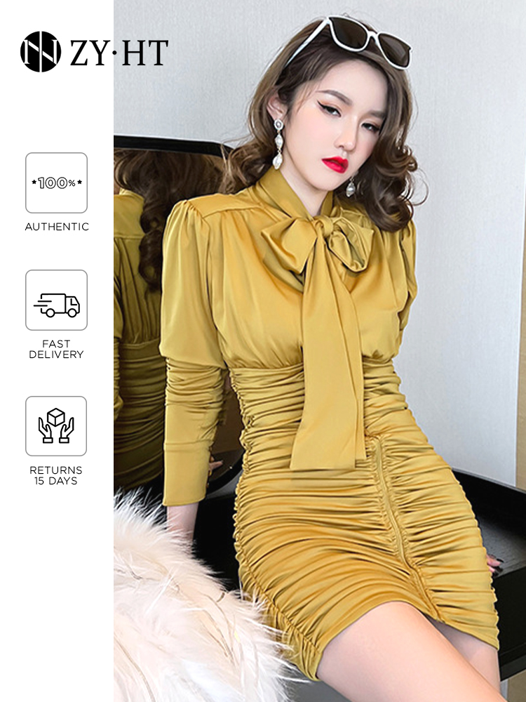 ZYHT eravogue Đầm váy phong cách Hàn Quốc váy Đầm Thời Trang Đầm Thanh Lịch Đầm  phong cách sexy Chân váy váy đi tiệc cưới Đầm nữ dự tiệc cưới đẹp 5605