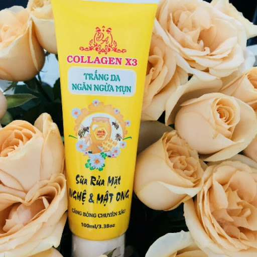 Sữa Rửa Mặt Collagen X3 Trắng Da, ngăn ngừa mụn hiệu quả