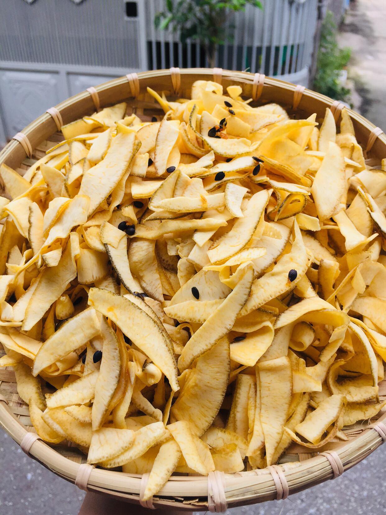 500g Vỏ bưởi sấy dẻo chanh dây