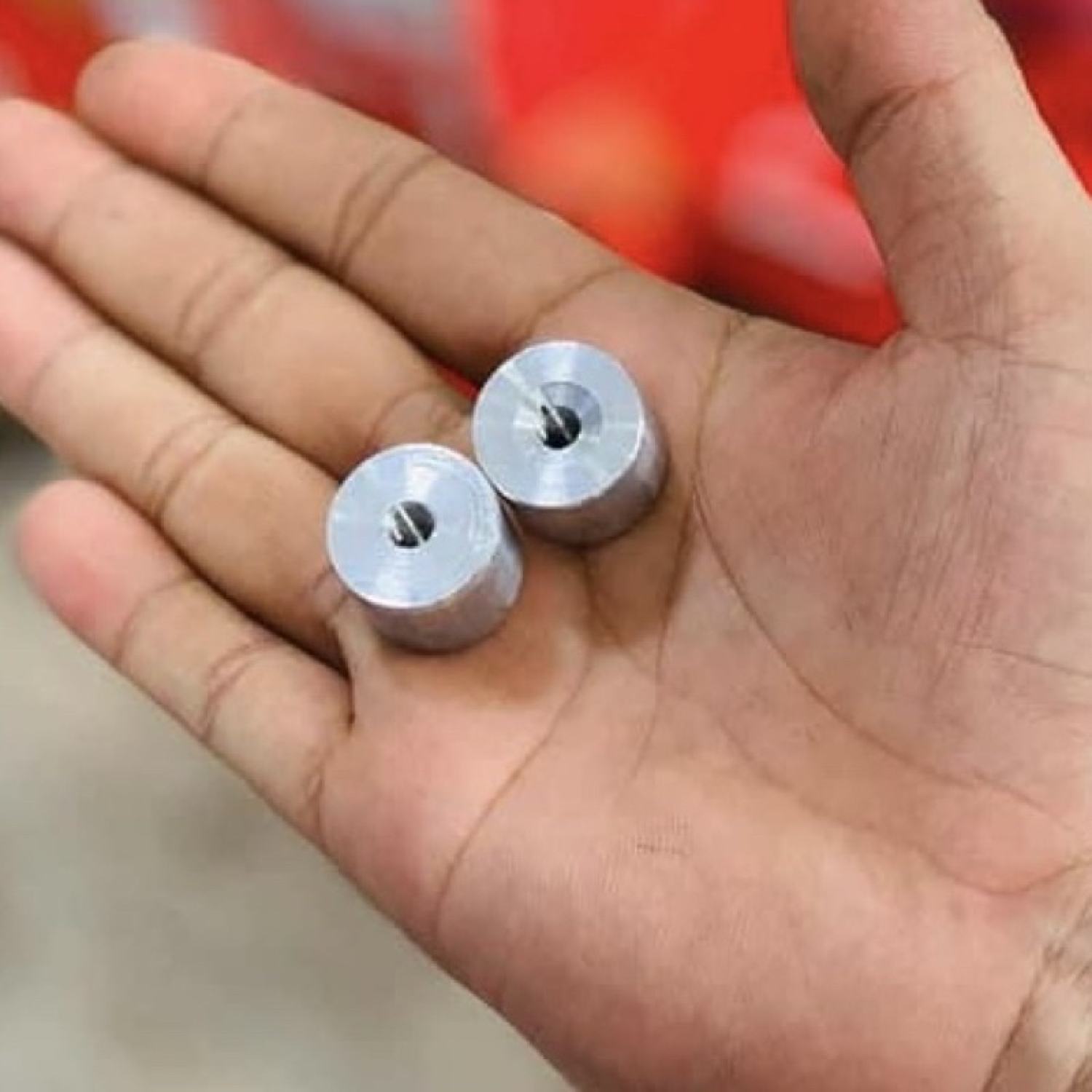 Cục nhôm đóng gù ghi đông xe gắn máy Giá Một Cục