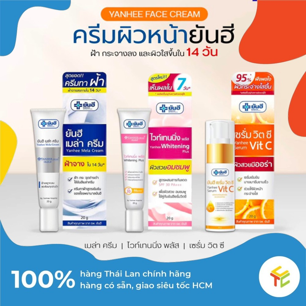 Combo sạch nám + dưỡng da yanhee thái lan
