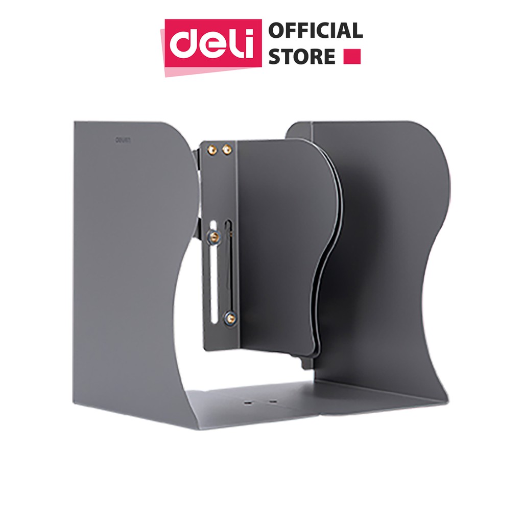Giá kê sách, tài liệu mở rộng để bàn kim loại Deli - Thiết kế linh hoạt điều chỉnh, tiết kiệm không gian - 78630