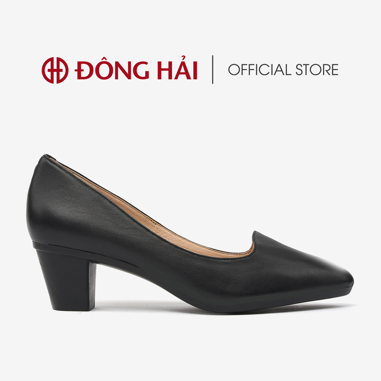 Giày Cao Gót Nữ Đông Hải kiểu dáng công sở đế vuông vững chắc cao 5cm - G8226