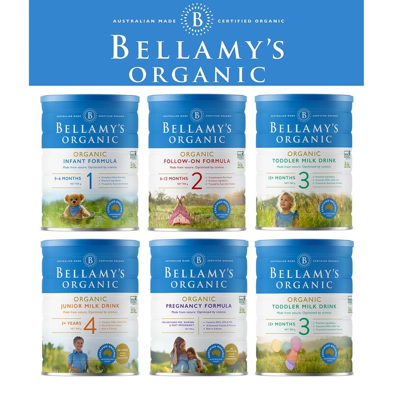 Sữa Bellamy s Organic lon 850g
